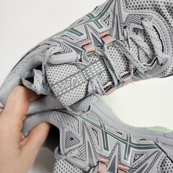 ASICS gel-venture 8 walking shoes Womens size 9 in silver and gray - Picture 14 of 16